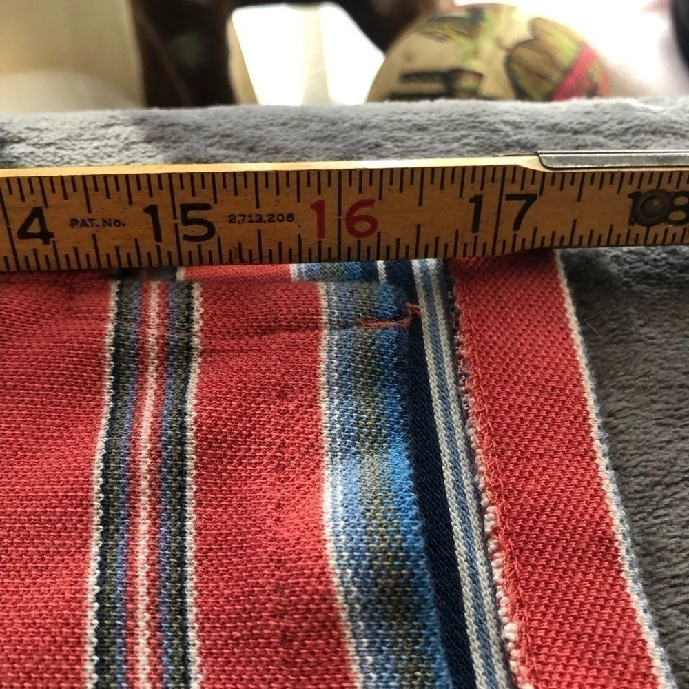 𝅺POLO Ralph Lauren Collared‎ short sleeve striped  shirt Boys size L 14 -16